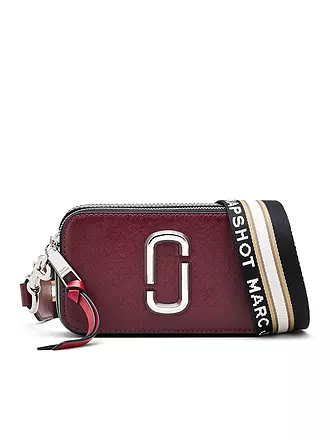 MARC JACOBS | Ledertasche - Mini Bag THE SNAPSHOT | dunkelrot